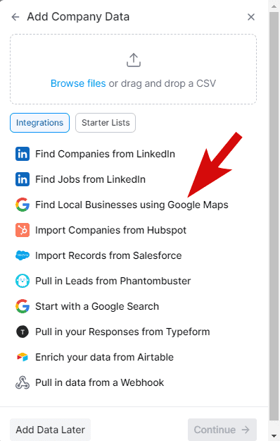find local businesses using Google Maps
