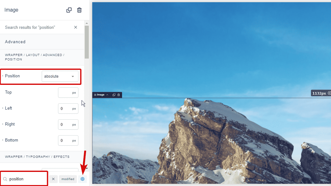 make images absolute in Breakdance