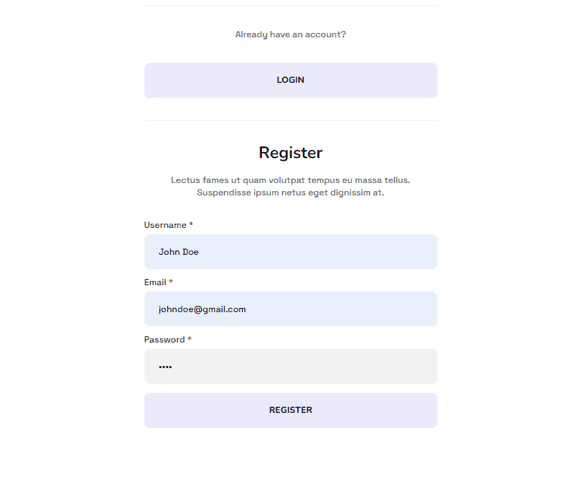 Breakdance register page