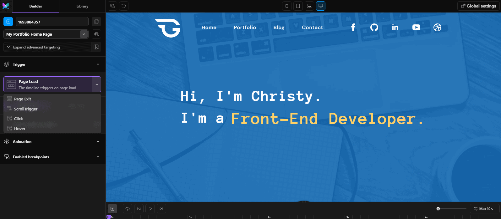 motion.page editor