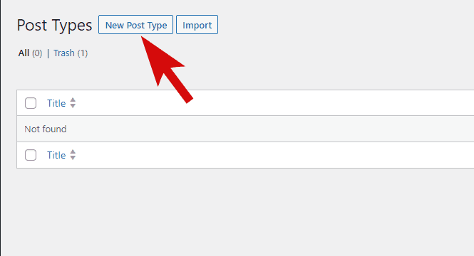 add events post type