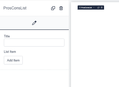add attributes to custom element