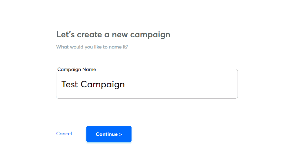 enter Instantly campaign name