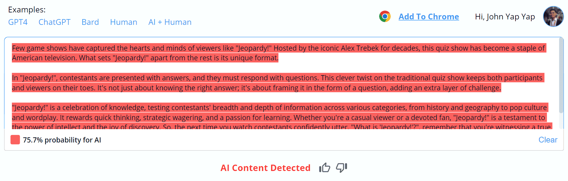 Copyleaks vs. ChatGPT #2: Blog Post
