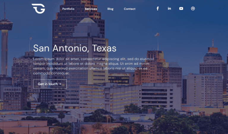 create service and locations template on Breakdance