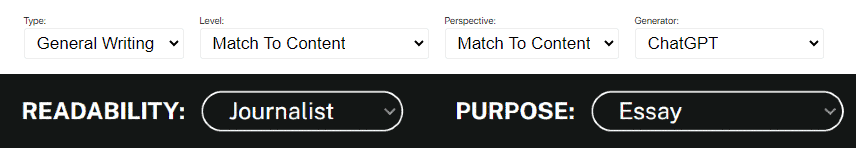HideMyAI and Undetectable AI Customization: Parameters