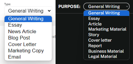 Undetectable AI vs. HideMyAI: Content Type Difference