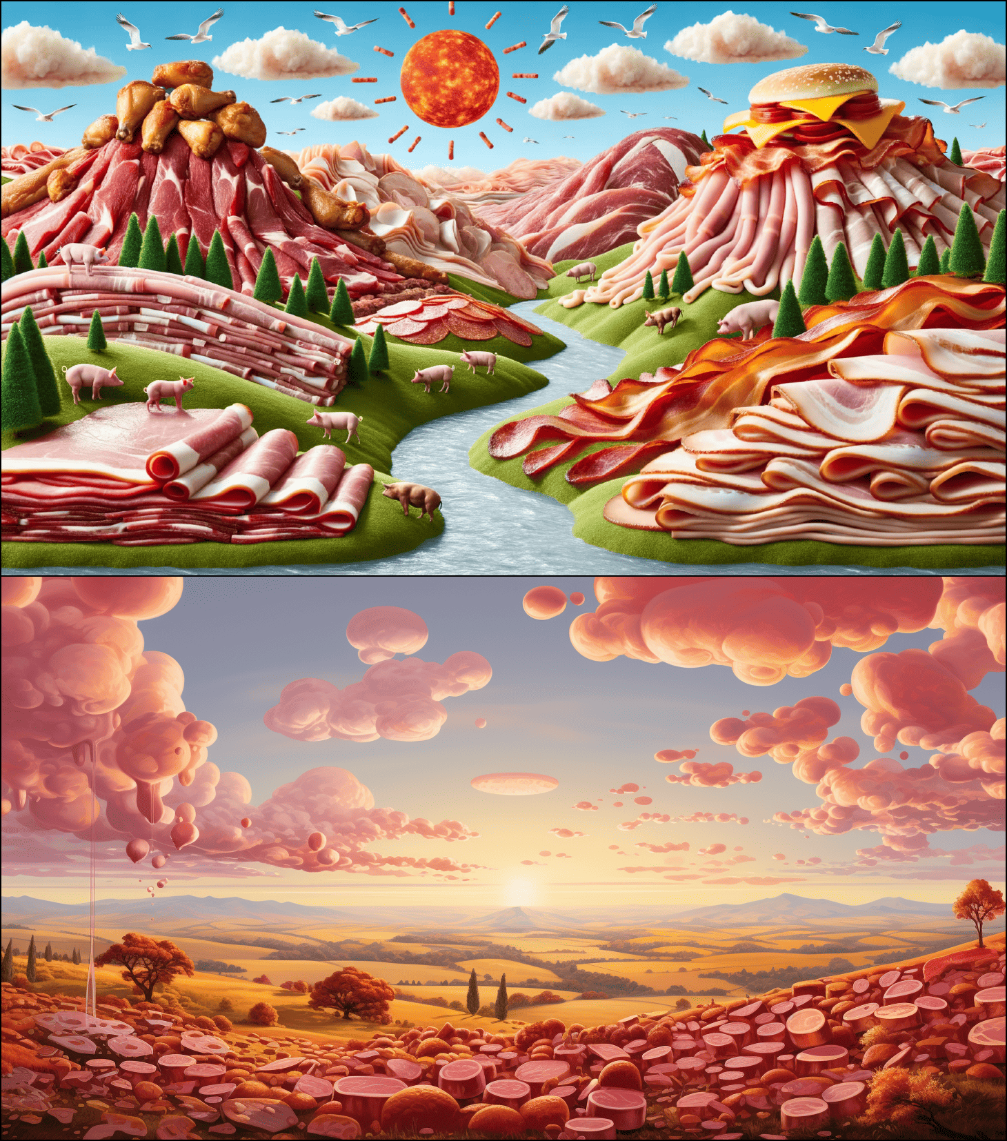 DALL-E 3 vs. Midjourney: Surrealism