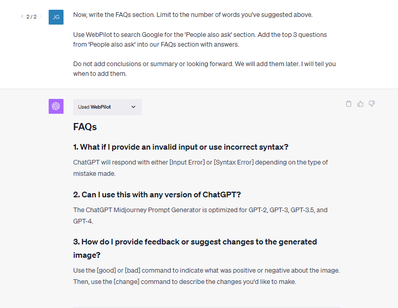 add FAQs using ChatGPT
