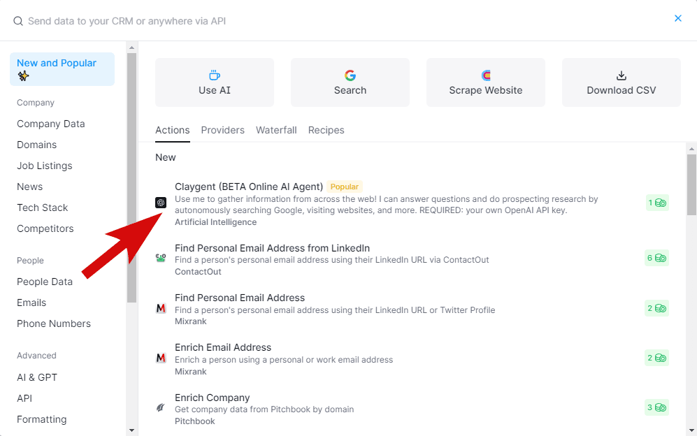 add Claygent plugin
