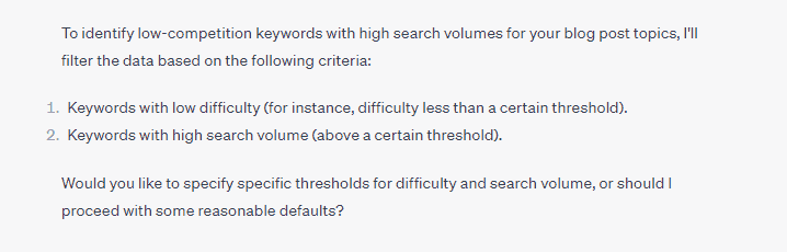 ChatGPT analyzing file content