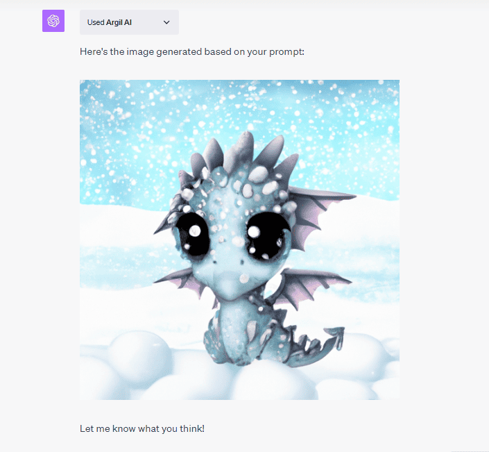 generate image using ChatGPT