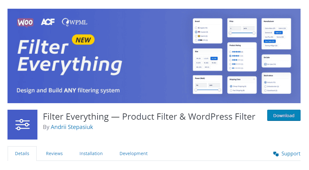 Filter Everything WordPress plugin