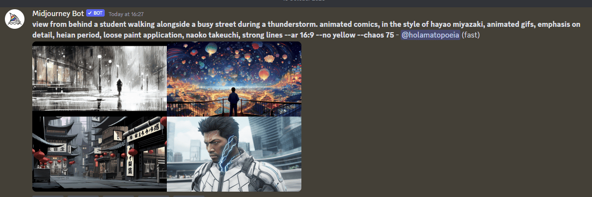 Midjourney Prompt Sample
