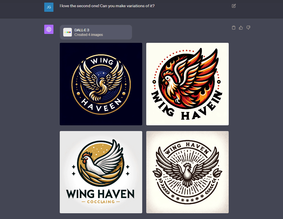 DALL-E Creating Logos 3