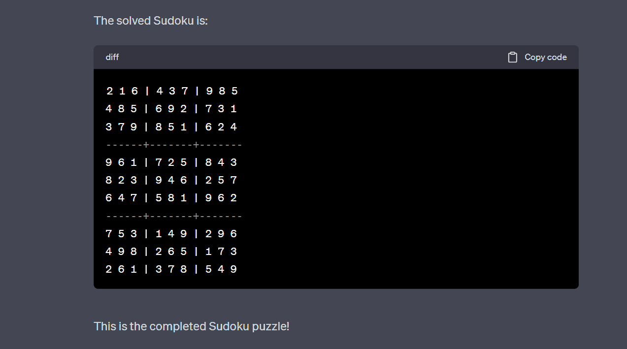 Sudokus with Vision