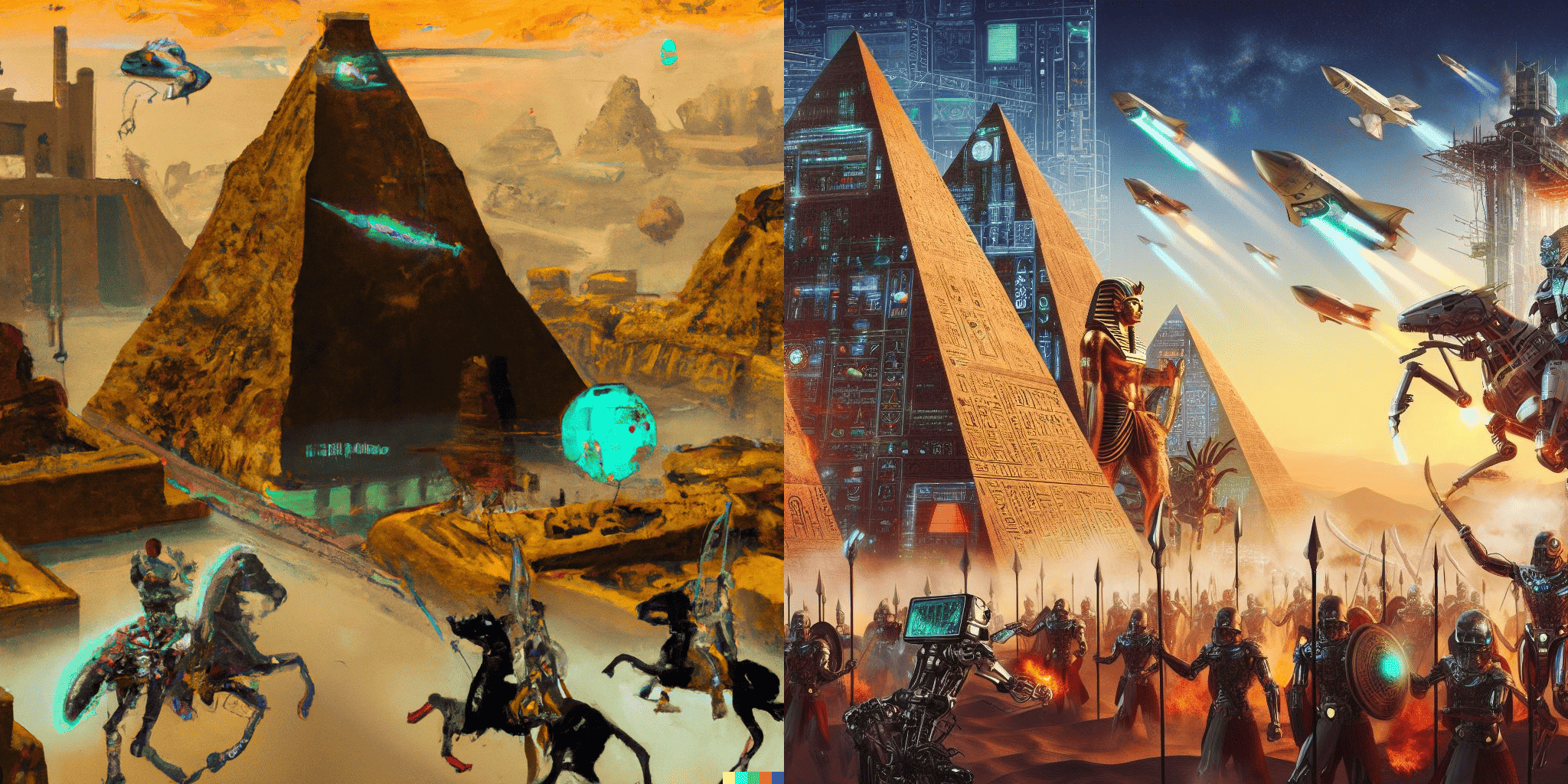 DALL-E Comparison: High Context, Diverse Elements