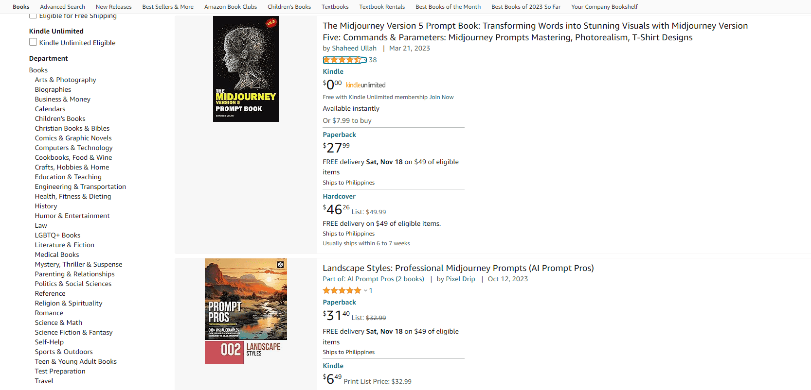 Amazon Promptbooks