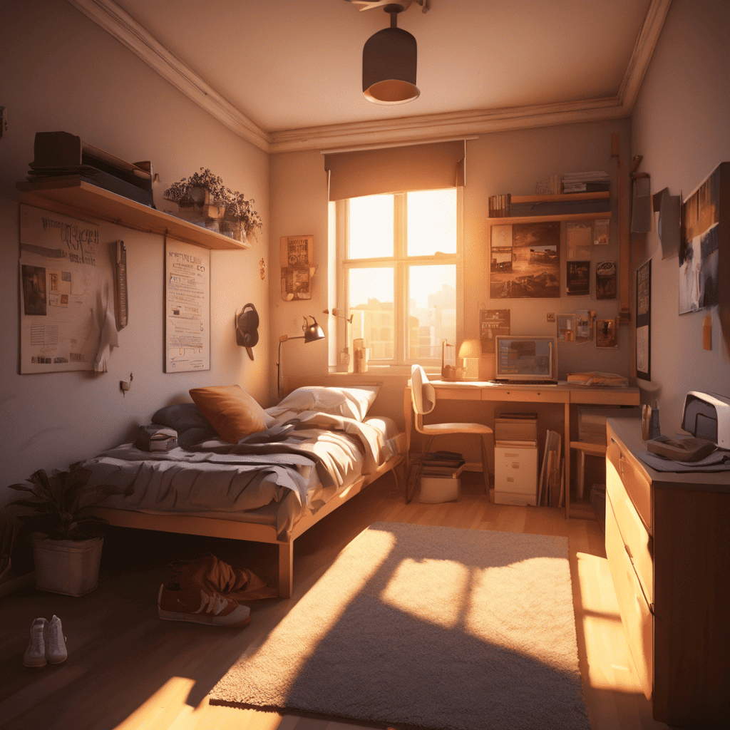 Dorm Room: Stable Diffusion