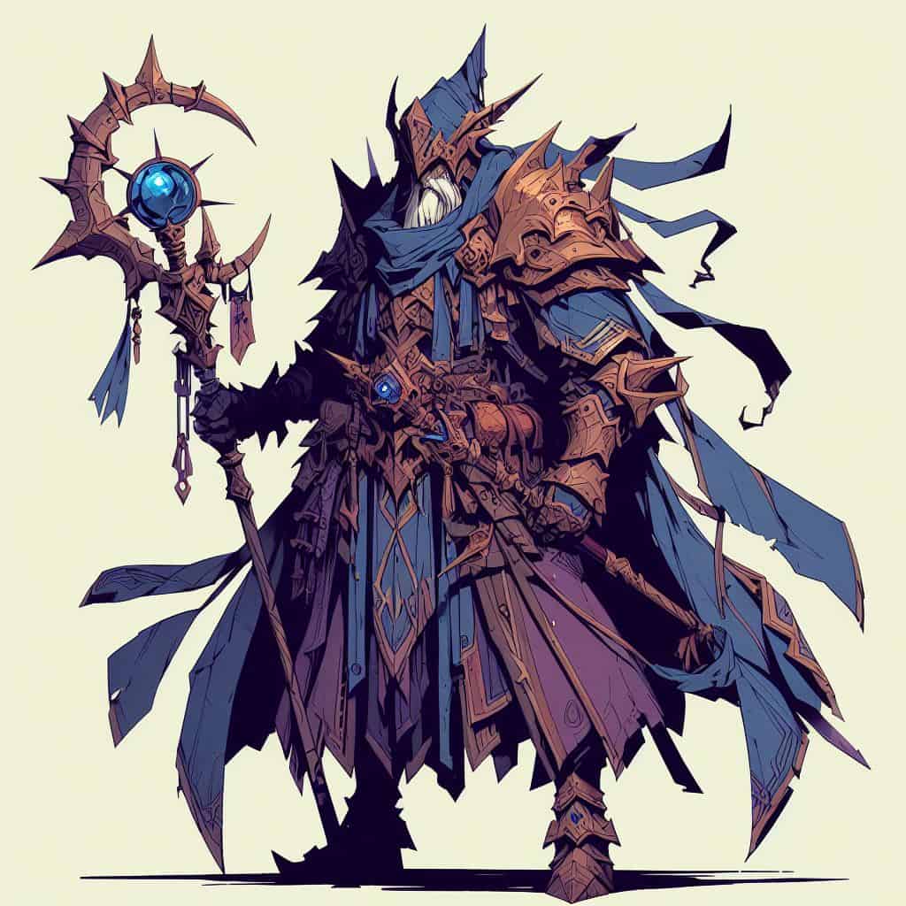 Battlemage Character Design: DALL-E