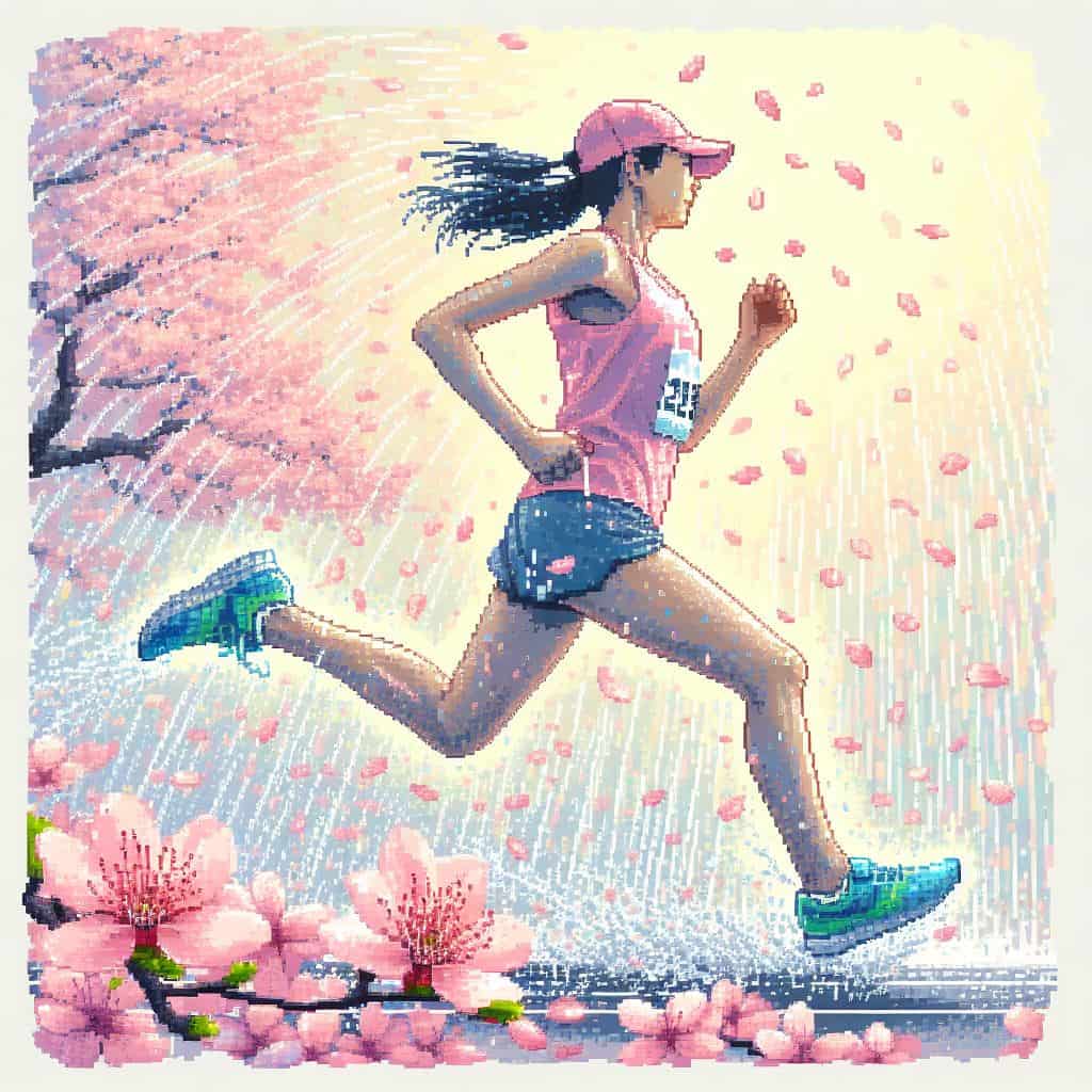 DALL-E 3 Digital Art: Watercolor Pixel Art