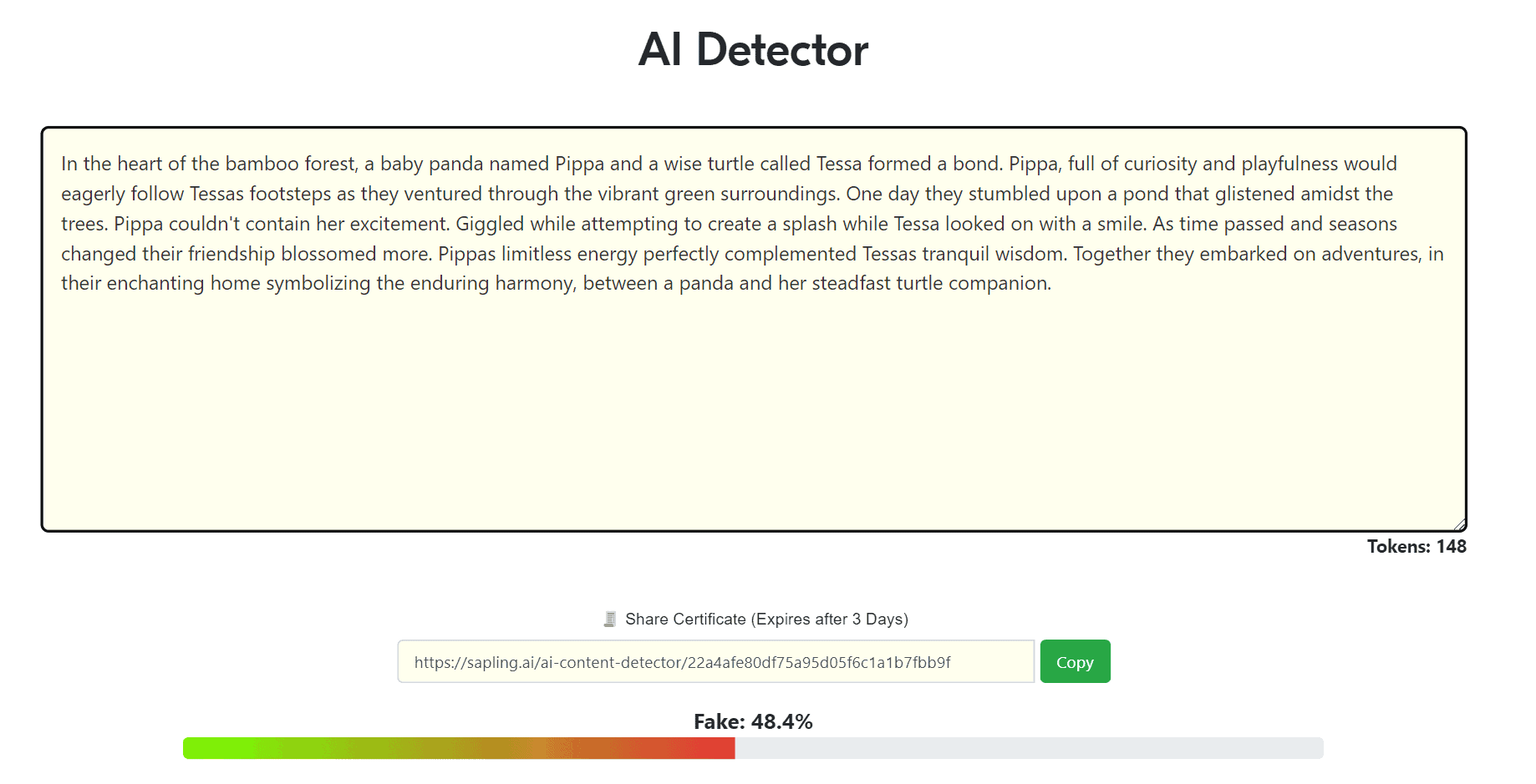 Undetectable AI with Sapling: Story