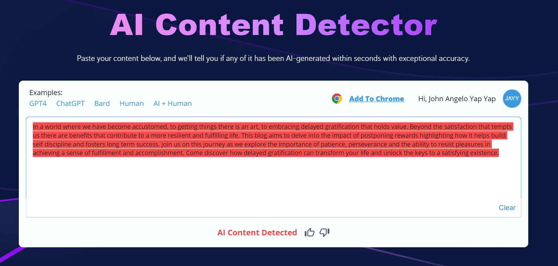 Undetectable with Copyleaks: Article