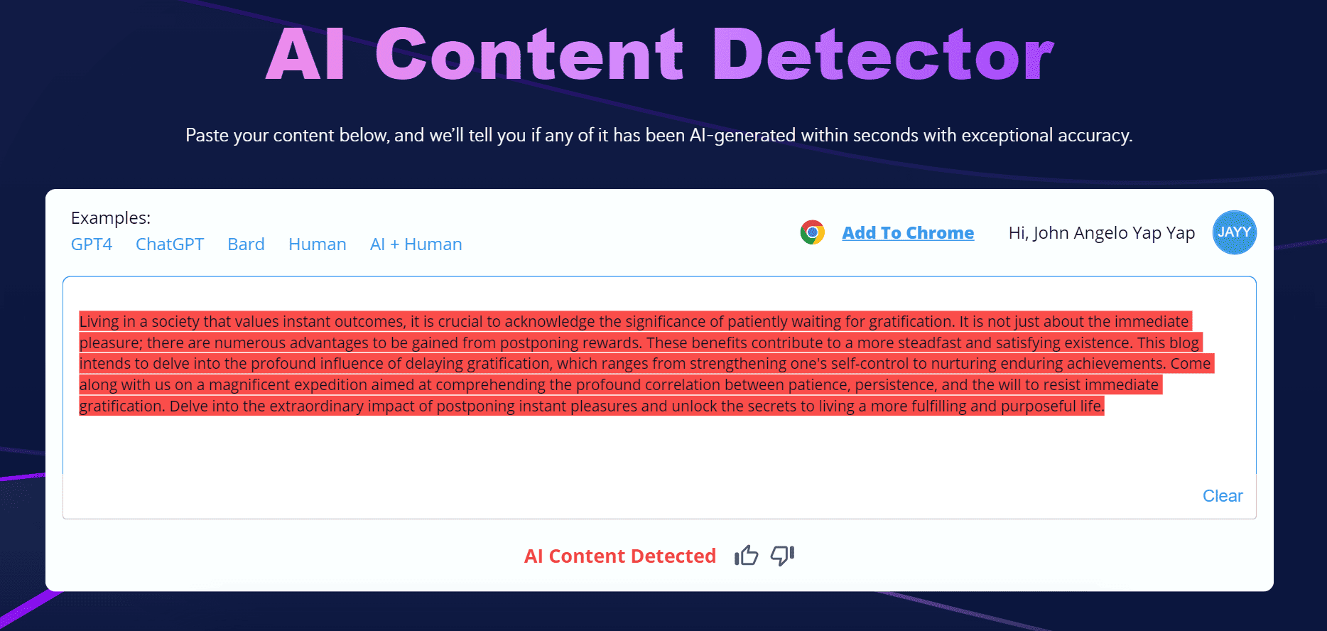 Smodin with Copyleaks: Article