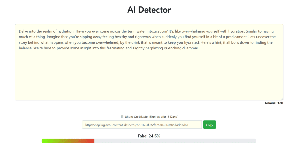 Sapling vs. Undetectable AI: Blog