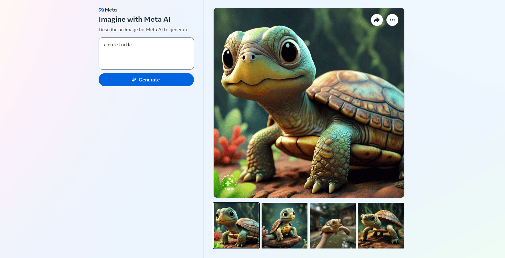 Meta Imagine AI Image Generator 