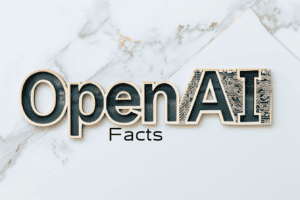 an image with the words “OpenAI Facts”, generated with Midjourney