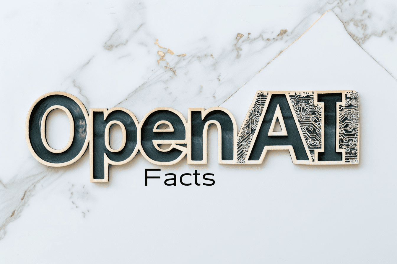 an image with the words “OpenAI Facts”, generated with Midjourney