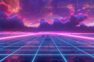 synthwave, made with Midjourney