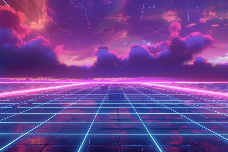synthwave, made with Midjourney