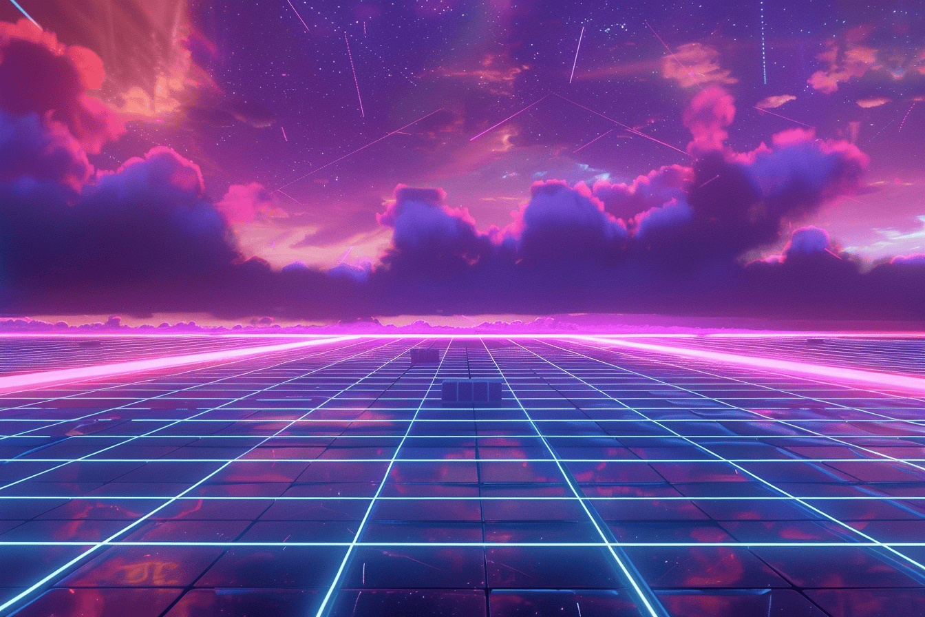 synthwave, made with Midjourney