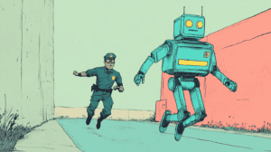The AI Police, generated with Midjourney