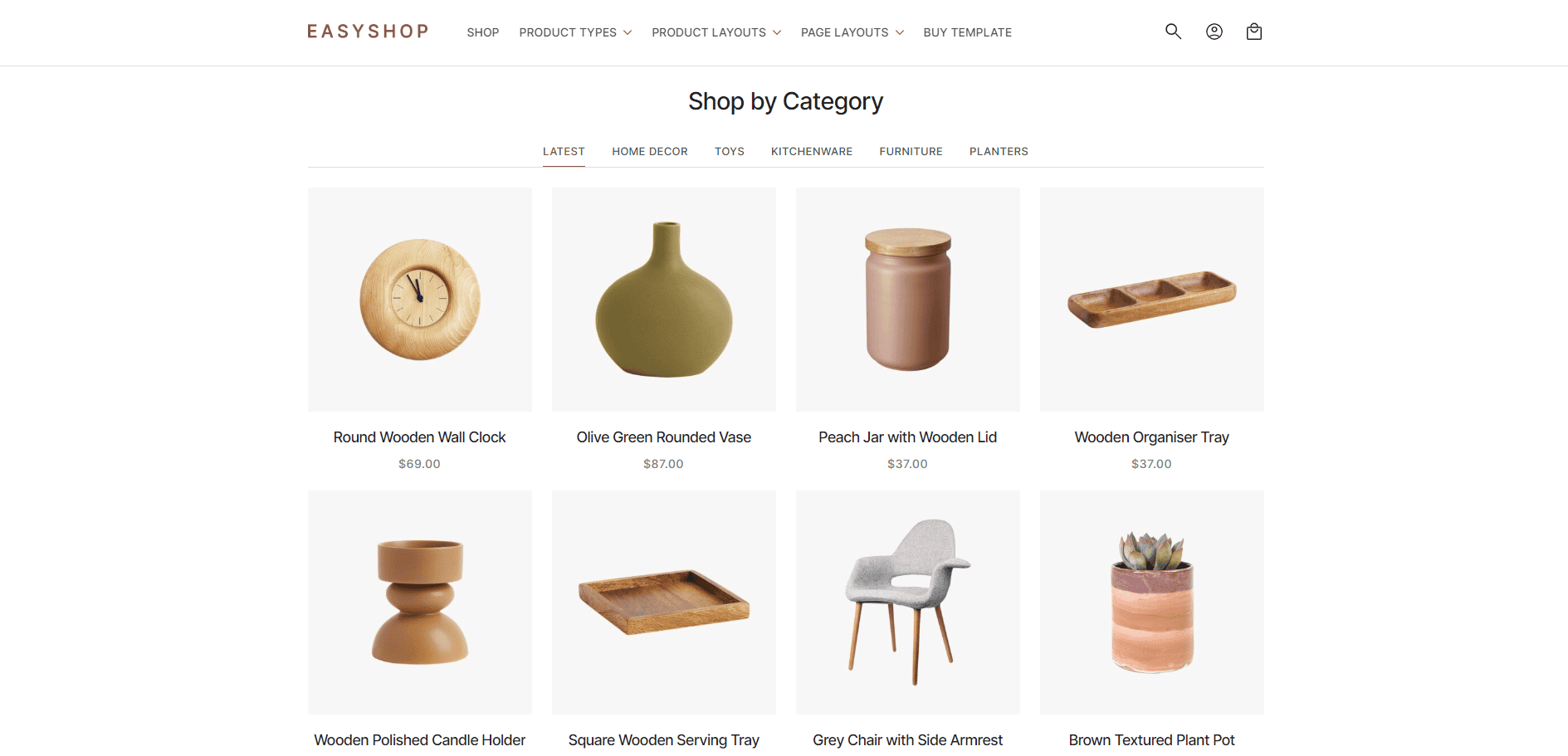 Breakdance Builder WooCommerce Site Template Live Preview