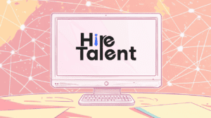 An international hiring site, generate with Midjourney