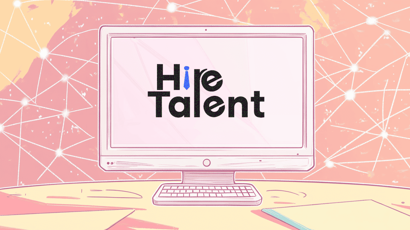 An international hiring site, generate with Midjourney