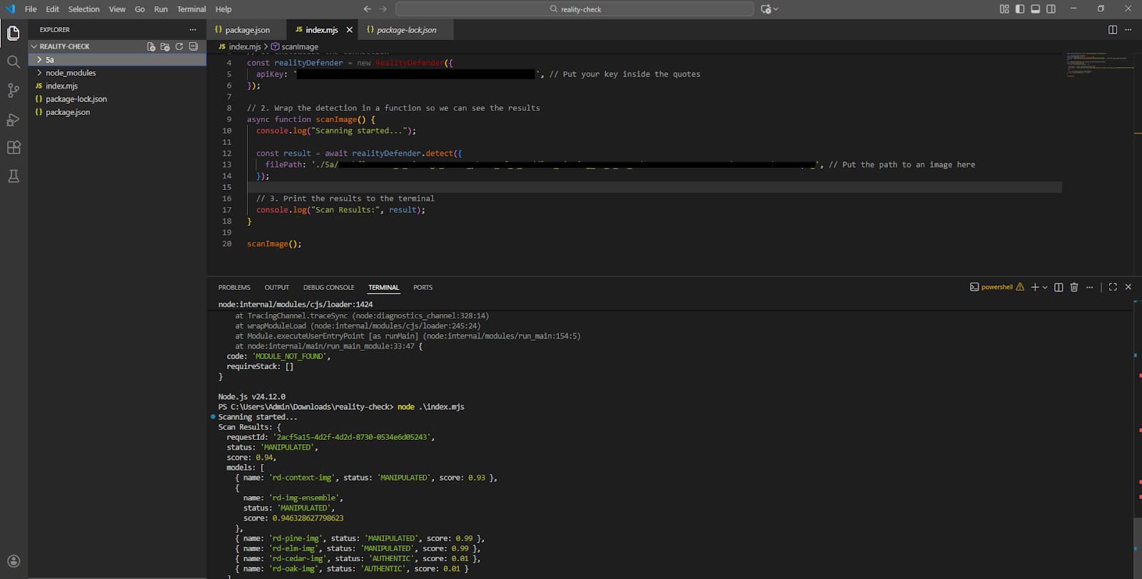 Reality Defender API