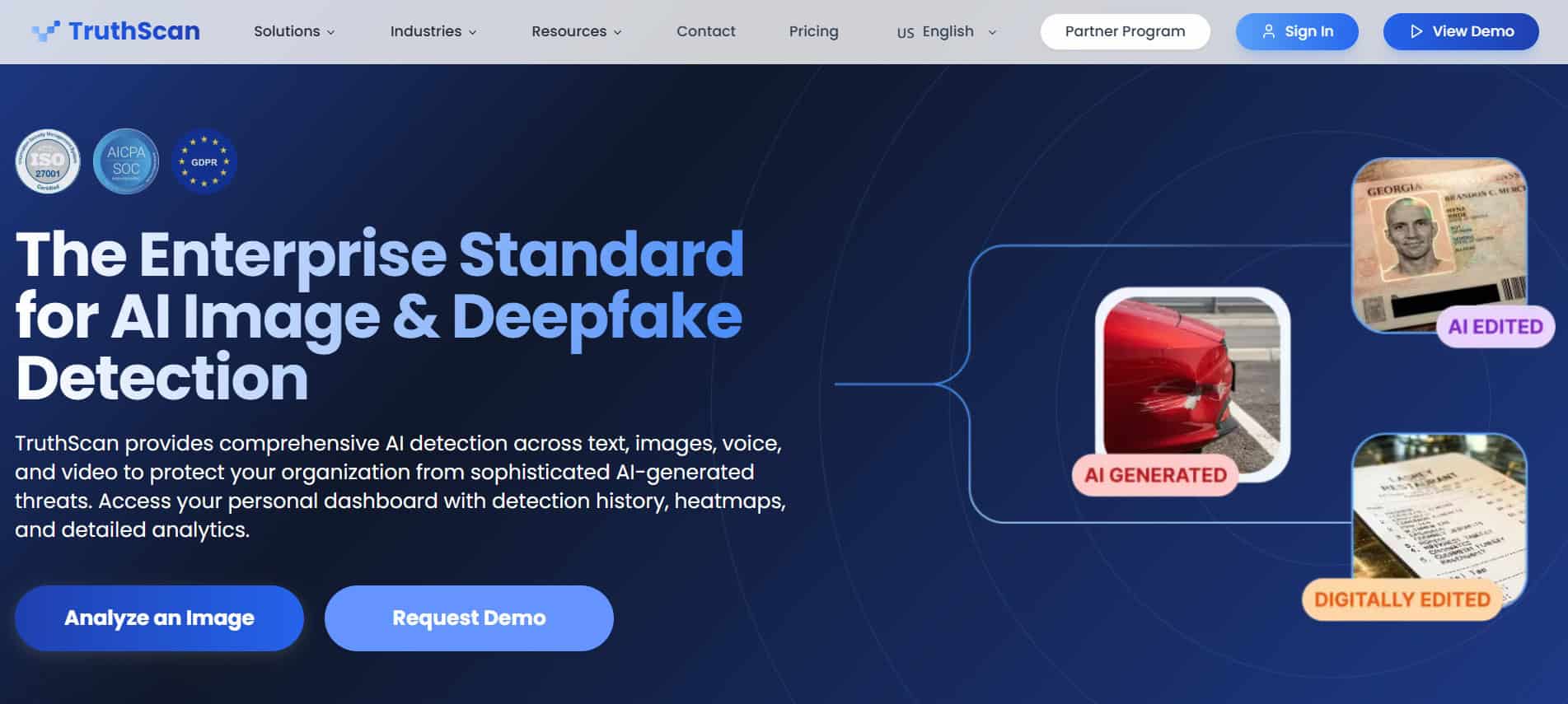 TruthScan AI Image Detector