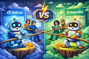 Dub.co vs. Rewardful, generated with GPT