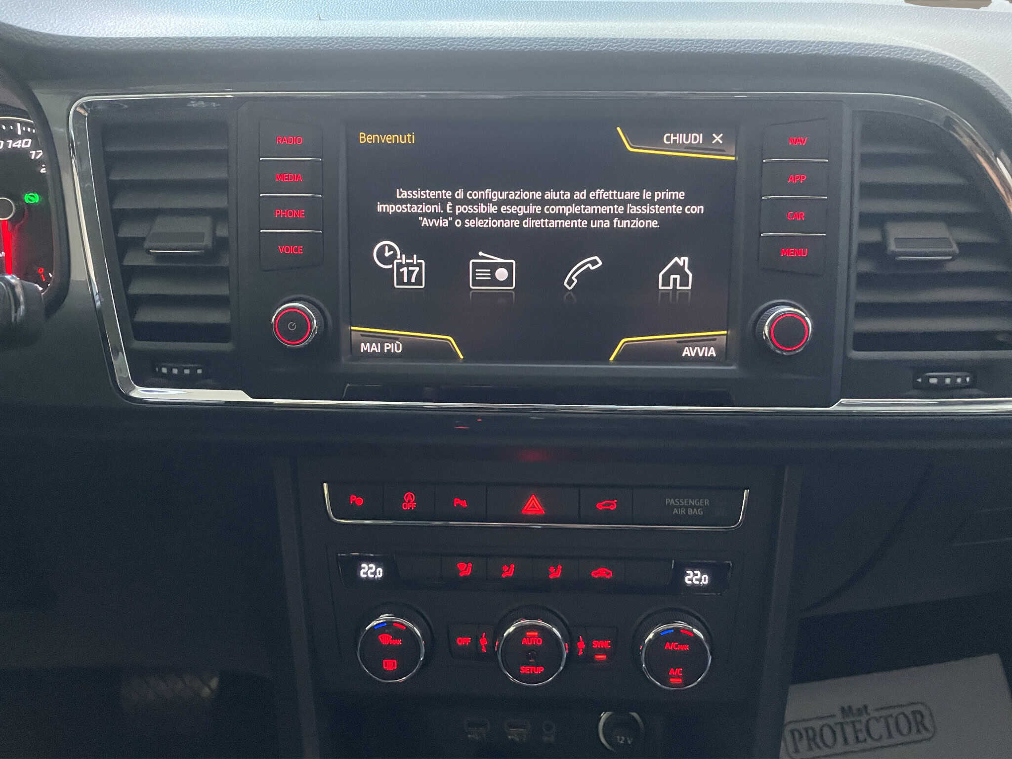 34 Seat ateca 2017 benzina unico proprietario accessori