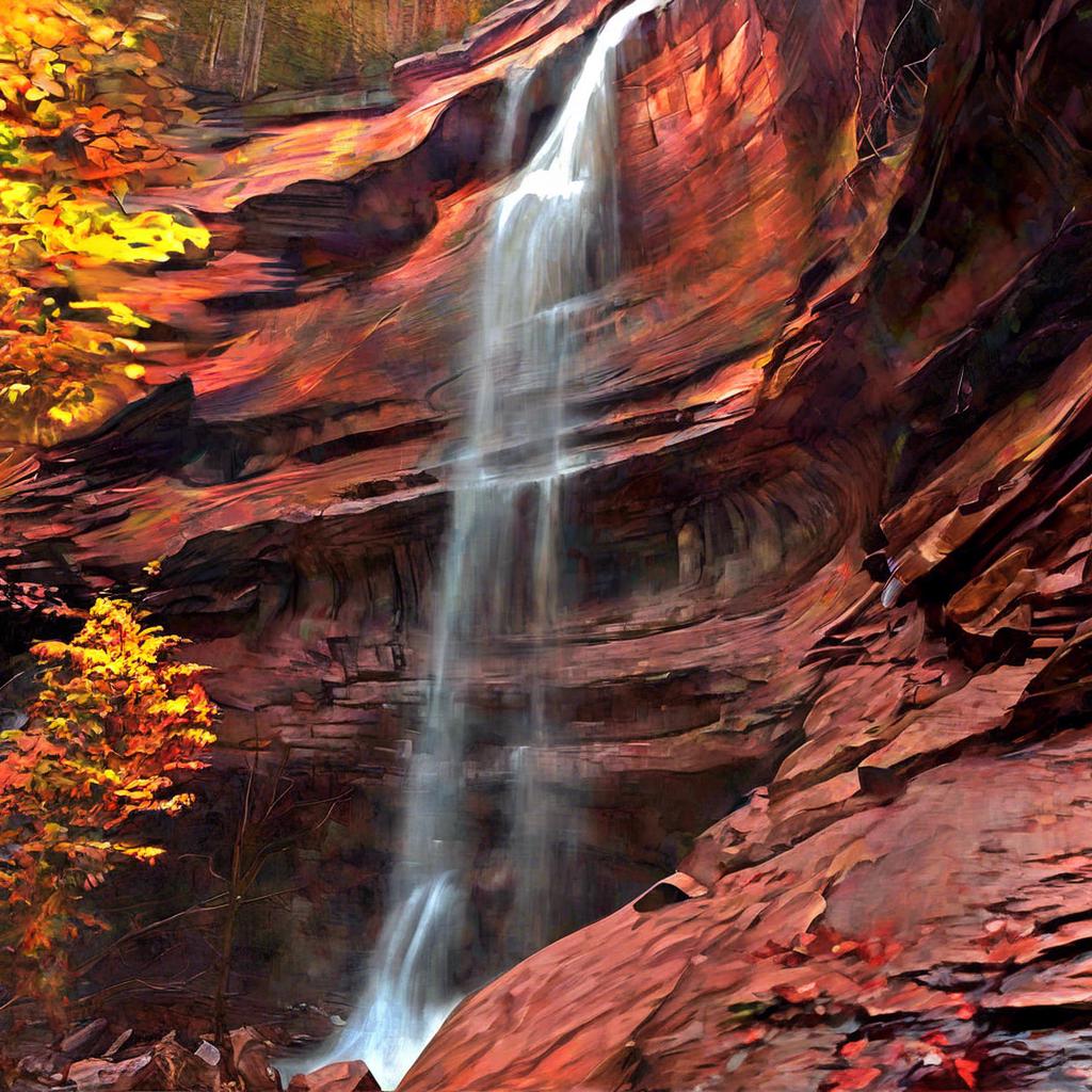 Το φυσικό τοπίο των Kaaterskill Falls