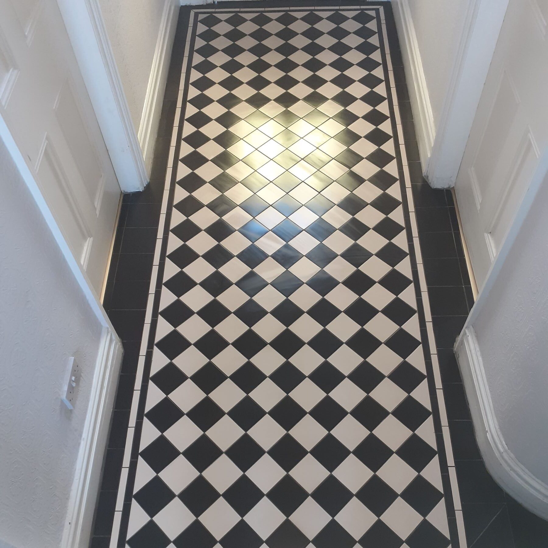 Original style Victorian floor tiles