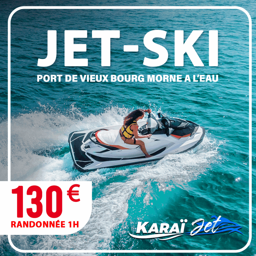 Jet ski Guadeloupe – KaraïJet Morne-à-l’Eau. Randonnée jet ski 1 heure KaraiJet Guadeloupe