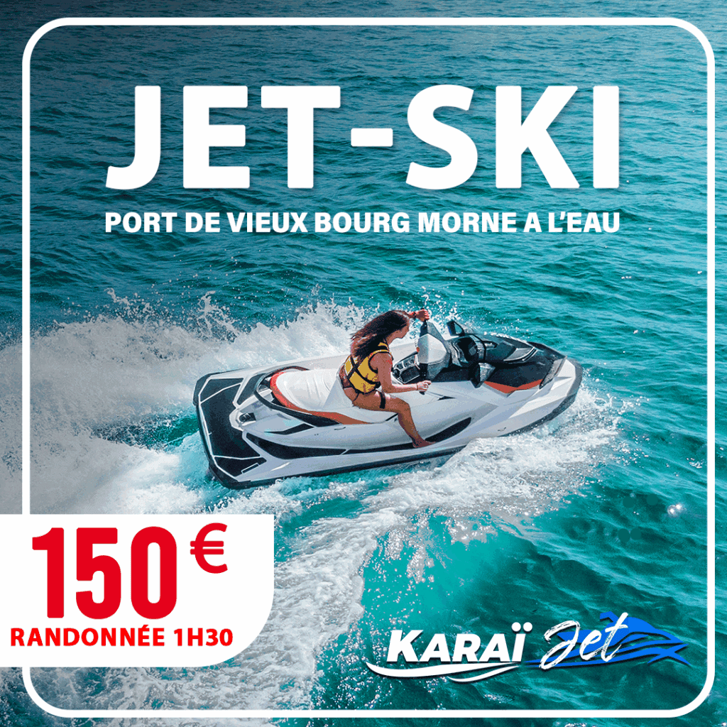 jet ski guadeloupe 1h30 Randonnée avec KaraiJet