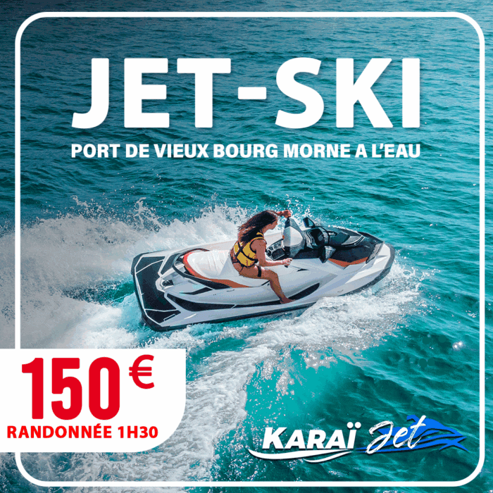 jet ski guadeloupe 1h30 Randonnée avec KaraiJet