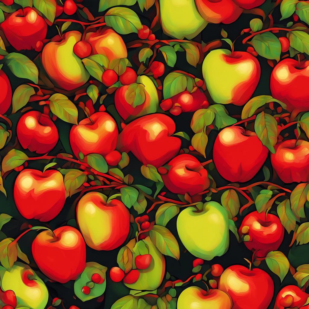Η Τεχνική και ο Στυλ του Πίνακα Pommier Aux Fruits Rouges