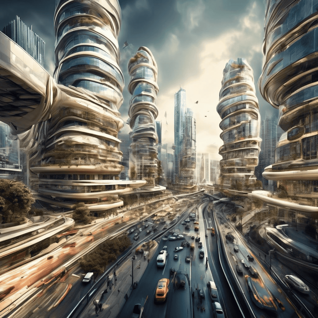 Architectural Form of Future Ideal Landscape – Enrico Prampolini